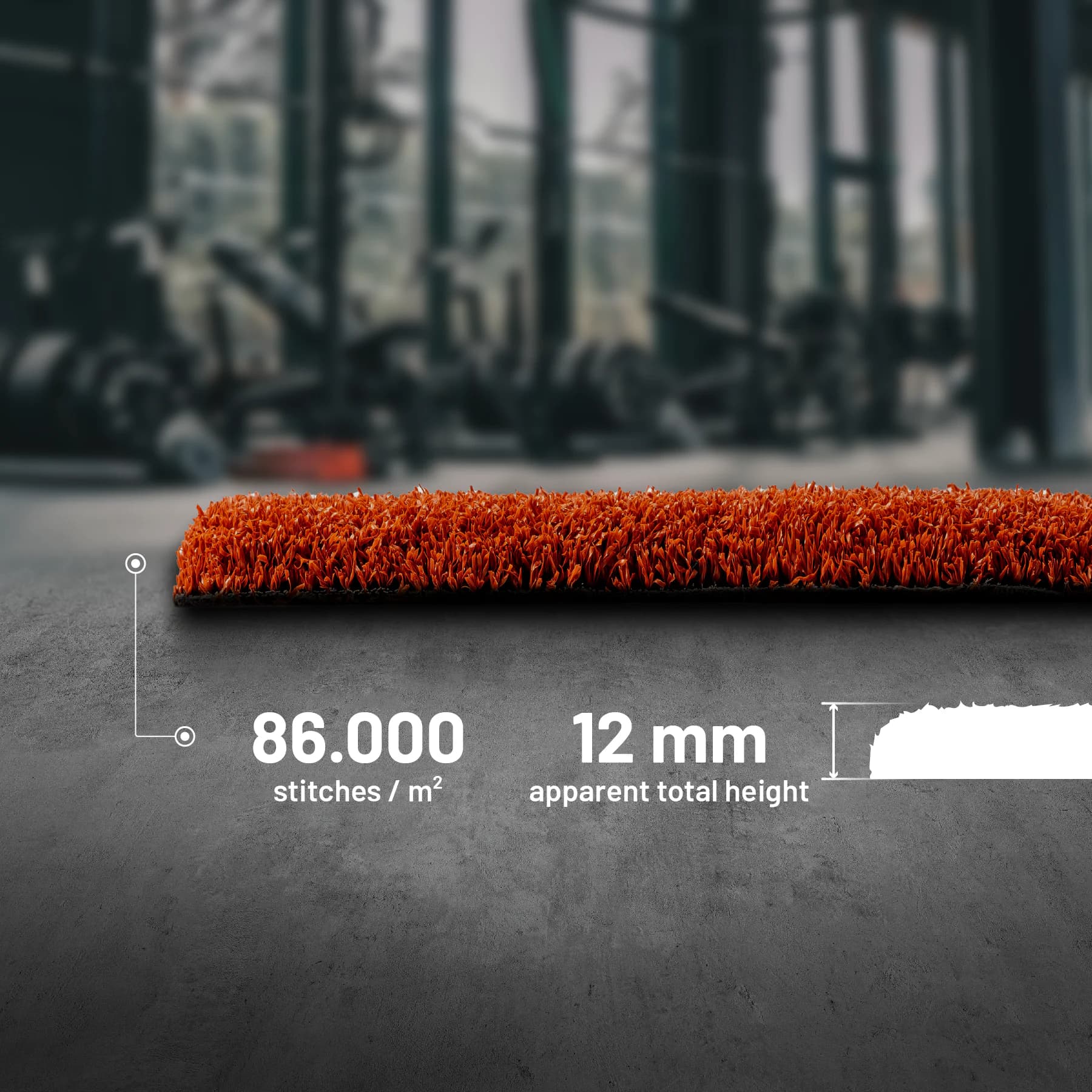 Valhalla One — 86.000 Stiche/m² Dichte und 12 mm sichtbare Höhe