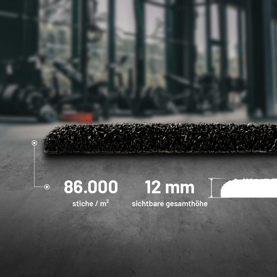 Valhalla One — 86.000 Stiche/m² Dichte und 12 mm sichtbare Höhe